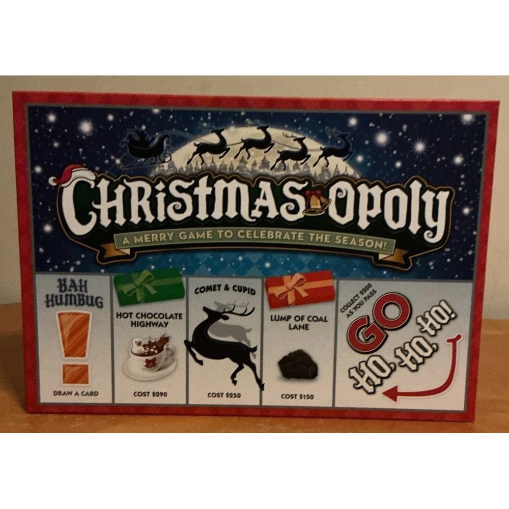 Late For The Sky Christmas-Opoly A Merry Game To‎ Celebrate The Season, NISB